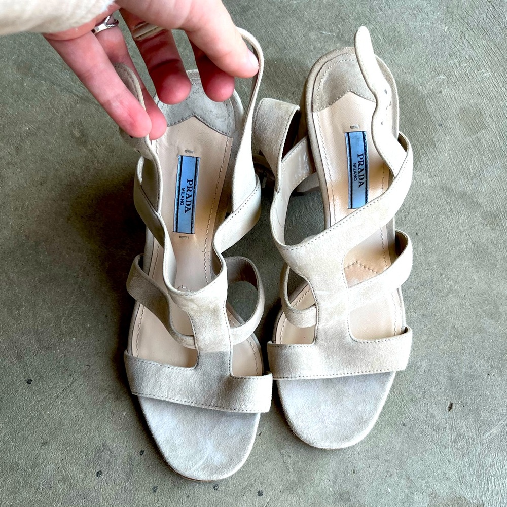 Prada heels never worn